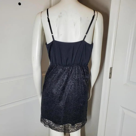 Xhilaration Black Ruffle Lace Mini Dress Size Medium Women's Juniors NWOT - Picture 12 of 13